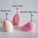 Buy Cuffs N Lashes Makeup Blender/Sponge Set of 3 - Purplle