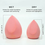 Buy Cuffs N Lashes Makeup Blender/Sponge Tear Drop 1 Pc - Purplle