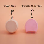 Buy Cuffs N Lashes Makeup Blender/Sponge Set of 2 Slant Cut , Double Side Cut - Purplle