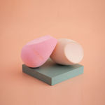 Buy Cuffs N Lashes Makeup Blender/Sponge Set of 2 Slant Cut , Double Side Cut - Purplle