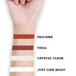 Buy Cuffs N Lashes Combo Pack of Set of 4 Lip Gloss ( Peach Me-05, Viral-06, Just Like Magic-07, Crystal Clear-08 ) - Purplle