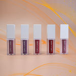 Buy Cuffs N Lashes Combo Pack of Set of 5 Matte Liquid Lipstick ( Royality 01, Arabian Nights 02, YT 03, Duggs 04, Gup Shup 05 ) - Purplle