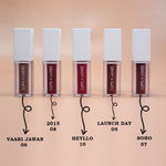 Buy Cuffs N Lashes Combo Pack of Set of 5 Matte Liquid Lipstick ( Vaari Jawan 06, SOHO 07, 2015 08, Launch Day 09, Heyllo 10 ) - Purplle