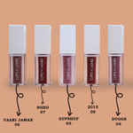 Buy Cuffs N Lashes Combo Pack of Set of 5 Matte Liquid Lipstick ( 2015 08, Duggs 04, SOHO 07, Gup Shup 05, Vaari Jawan 06 ) - Purplle
