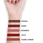 Buy Cuffs N Lashes Combo Pack of Set of 5 Matte Liquid Lipstick ( 2015 08, Duggs 04, SOHO 07, Gup Shup 05, Vaari Jawan 06 ) - Purplle