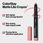 Buy Revlon ColorStay Matte Lite Crayon™ TREAD LIGHTLY 1.4 gm - Purplle