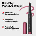 Buy Revlon ColorStay Matte Lite Crayon™ TAKE FLIGHT 1.4 gm - Purplle