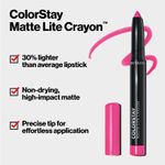 Buy Revlon ColorStay Matte Lite Crayon™ LIFT OFF 1.4 gm - Purplle