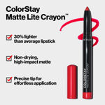 Buy Revlon ColorStay Matte Lite Crayon™ AIR KISS 1.4 gm - Purplle