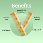 Buy Aravi Organic Handmade Wooden Neem Comb For Hair Growth and Hair Fall Control - Suitable For All Skin Type - For Men & Women - 1 Pc - Purplle