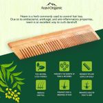 Buy Aravi Organic Handmade Wooden Neem Comb For Hair Growth and Hair Fall Control - Suitable For All Skin Type - For Men & Women - 1 piece - Purplle