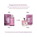 Buy Engage Femme Eau De Parfum for Women, Citrus and Floral Fragrance Scent, Skin Friendly Perfume for Women, 100ml - Purplle