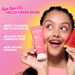 Buy Dot & Key Watermelon COOLING Gel Face Wash with Vitamin C & Cucumber | Face Wash for Glowing Skin, Pigmentation and Dark Spot Reduction Normal, Combination & Oily Skin| 100 ml - Purplle