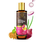 Buy Khadi Natural -Onion & Fenugreek Hair Oil| Repair Damaged Hair| Paraben & Mineral Oil Free Power Botanics - 200 ml - Purplle