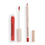 Buy Makeup Revolution Lip Contour Kit Sassy Red 3 ml+0.8 gm - Purplle