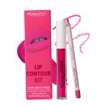 Buy Makeup Revolution Lip Contour Kit Soulful Pink 3 ml+0.8 gm - Purplle