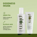 Buy Revitalizing Green Tea Duo: Green Tea Face Wash & Toner Set - Purplle