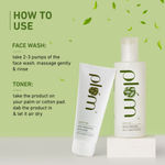 Buy Revitalizing Green Tea Duo: Green Tea Face Wash & Toner Set - Purplle