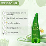 Buy TNW a€“ The Natural Wash Aloe Vera Body gel with 99% Pure Aloe leaf juice and Green Tea Extracts 120gm | For moisturising skin | Soothes irritation | Radiant & glowing skin - Purplle