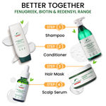 Buy Alps Goodness Fenugreek, Biotin & Redensyl Anti Hairfall Shampoo for All Hair Types (500 ml) | Sulphate Free, Silicone Free, Paraben Free | Vegan | Hairfall Control Shampoo | Gentle & Mild Cleansing Shampoo - Purplle