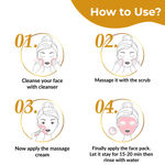 Buy Good Vibes Gold Natural Glow Facial Kit | Parlour wala glow at home, Can Be Used Up to 30 Times (Usage May Vary by Individual) (200 gm) - Purplle