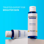 Buy DermDoc Skin Brightening Toner with Vitamin C (100 ml) - Purplle