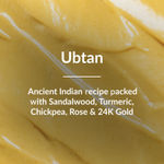 Buy Lotus Botanicals Ubtan De-Tan Radiance Face Wash | Infused with 24K Gold | For Glowing & Rejuvenated Skin, Anti-Tan | No Silicon, No Sulphates, Non-Comedogenic, No Preservatives | 100 ml - Purplle