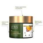 Buy Lotus Botanicals Ubtan De-Tan Radiance Face and Body Mask | Infused with 24K Gold | For Boosting Skin Radiance, Reducing Skin Dullness & Anti-Tanning | No Silicon, No Sulphates, Non-Comedogenic, No Preservatives | 140 gm - Purplle
