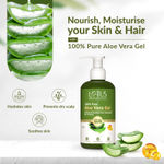 Buy Lotus Botanicals 100% Pure Aloe Vera Gel with Vitamin E | Soothing Gel for Skin and Hair | Hydrates, Soothes, and Nourishes | Natural Skin & Hair Conditioner | All Skin Types | 200ml - Purplle