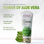 Buy Lotus Herbals Active Aloe + Niacinamide Brightening Revival Scrub| Removes Impurities & Exfoliates|Praben Free|All Skin Types|100gm - Purplle