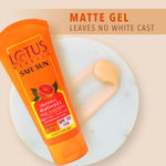 Buy Lotus Herbals Safe Sun Vitamin C Matte Gel Daily Sunscreen | SPF 50 | PA+++ | Paraben Free | Dermatologically Tested | Anti Pollution | Normal / Oily Skin | 50g - Purplle