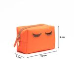 Buy Colorbar Lips & Lashes (Small Pouch) - Neon Orange 1 Pc - Purplle
