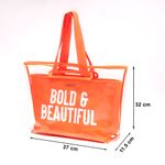 Buy Colorbar The Bold & Beautiful Tote - Neon Orange - Purplle