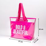 Buy Colorbar The Bold & Beautiful Tote - Neon Pink - Purplle