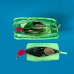 Buy Colorbar Lips & Lashes Box Pouch (Set Of Two) - Neon Green - Purplle