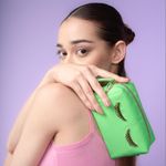 Buy Colorbar Lips & Lashes (Small Pouch) - Neon Green 1 Pc - Purplle