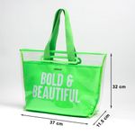 Buy Colorbar The Bold & Beautiful Tote - Neon Green - Purplle