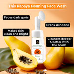 Buy Good Vibes Even Skin Tone Papaya Foaming Face Wash |Brightening, Even Tone (150 ml) - Purplle
