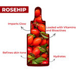 Buy Good Vibes Rosehip Hydrating Glow Face Serum | Light, Non-Sticky, Brightening | With Vitamin E (30 ml) - Purplle