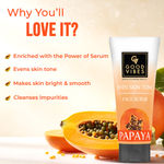 Buy Good Vibes Even Skin Tone Papaya Face Scrub | Exfoliating, Pore Cleansing (80g) - Purplle