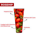 Buy Good Vibes Rosehip Hydrating Glow Face Wash | Deep Pore Cleansing, Moisturizing, Brightening (100 ml) - Purplle