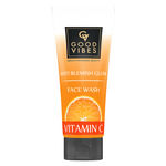 Buy Good Vibes Vitamin C Anti Blemish Glow face Wash | Brightening, Skin Illuminating (100 ml) - Purplle