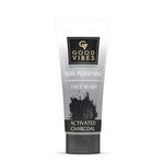 Buy Good Vibes Activated Charcoal Skin Purifying Face Wash | Anti- Pollution, Removes Dirt (100 ml) - Purplle