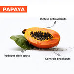 Buy Good Vibes Papaya Brightening Even Skin Tone Face Wash with Power of Serum (100 ml) - Purplle