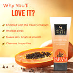 Buy Good Vibes Papaya Brightening Even Skin Tone Face Wash with Power of Serum (100 ml) - Purplle
