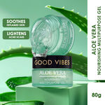 Buy Good Vibes Aloe Vera Nourishing Multipurpose Gel | Anti-Acne, Ageing | With Neem | (80 gm) - Purplle