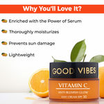 Buy Good Vibes Anti-Blemish Glow Vitamin C Day Cream SPF 30 With Power Of Serum | Spotless, Brightening, Depigmentation | (80g) - Purplle