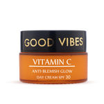 Buy Good Vibes Anti-Blemish Glow Vitamin C Day Cream SPF 30 With Power Of Serum | Spotless, Brightening, Depigmentation | (80g) - Purplle