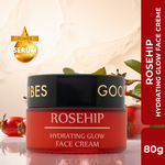 Buy Good Vibes Rosehip Hydrating Glow Face Cream with Power of Serum | Deep Nourishing & Brightening (80 gm) - Purplle