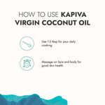 Buy Kapiva Kerala Virgin Coconut Oil Cold-Pressed For retaining Nutrition - 500 ml - Purplle